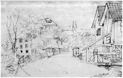 Village Center of Glattfelden by Gottfrid Keller